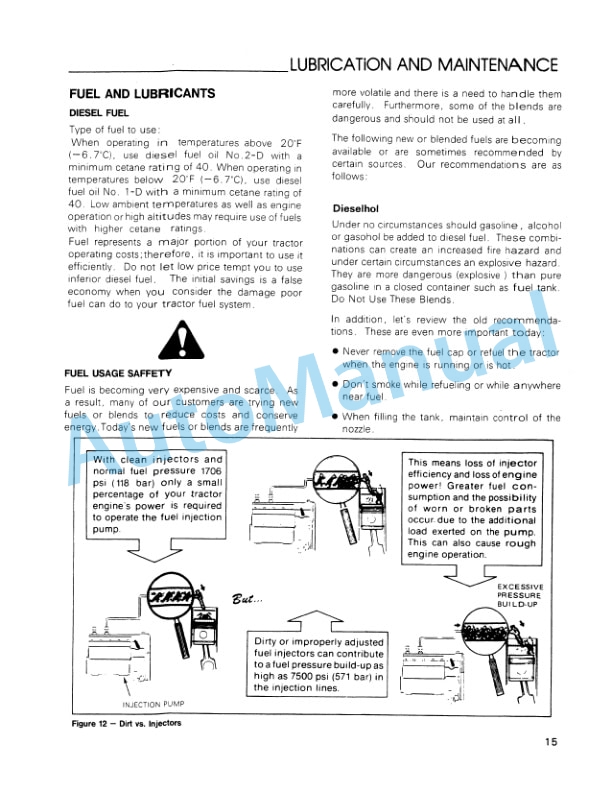 New Holland LGT14D, LGT16D Diesel Lawn and Garden Tractor Operation and Maintenance Manual 42641064-3