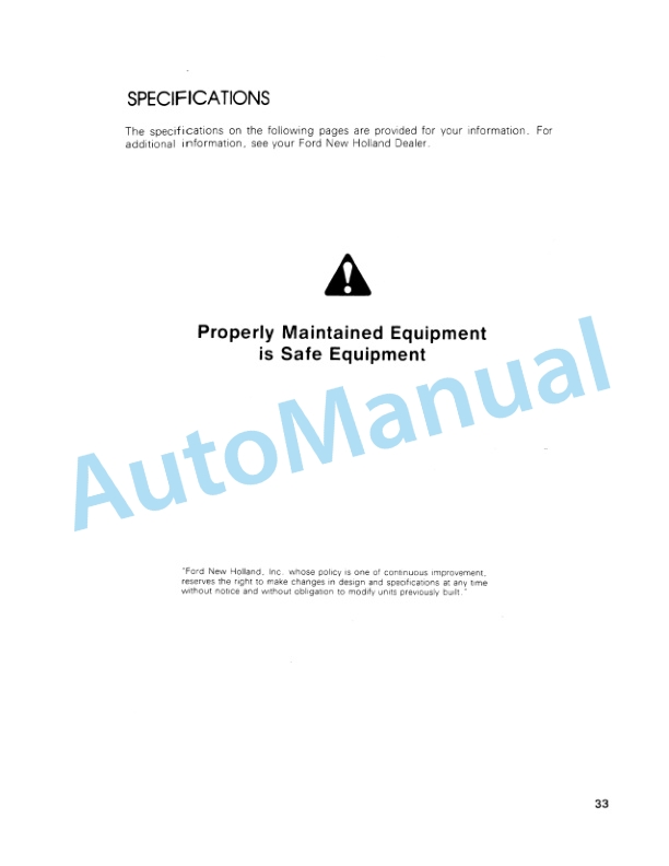 New Holland LGT14D, LGT16D Diesel Lawn and Garden Tractor Operation and Maintenance Manual 42641064-5