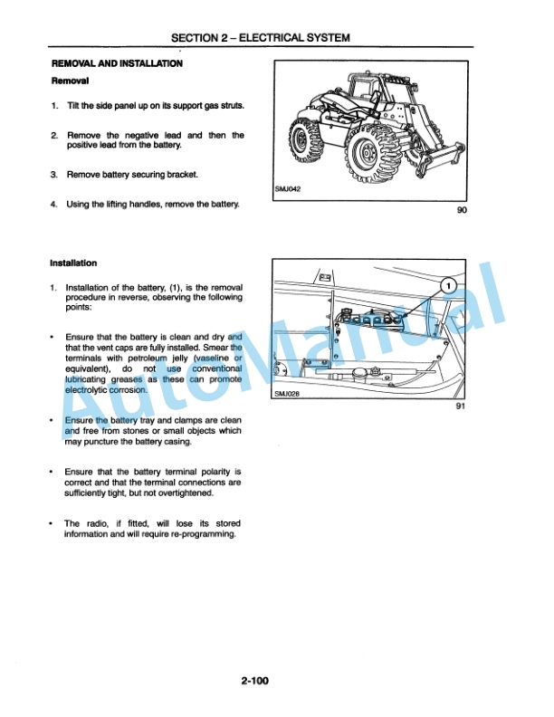 New Holland LM430, LM640 Repair Manual 86584415-3