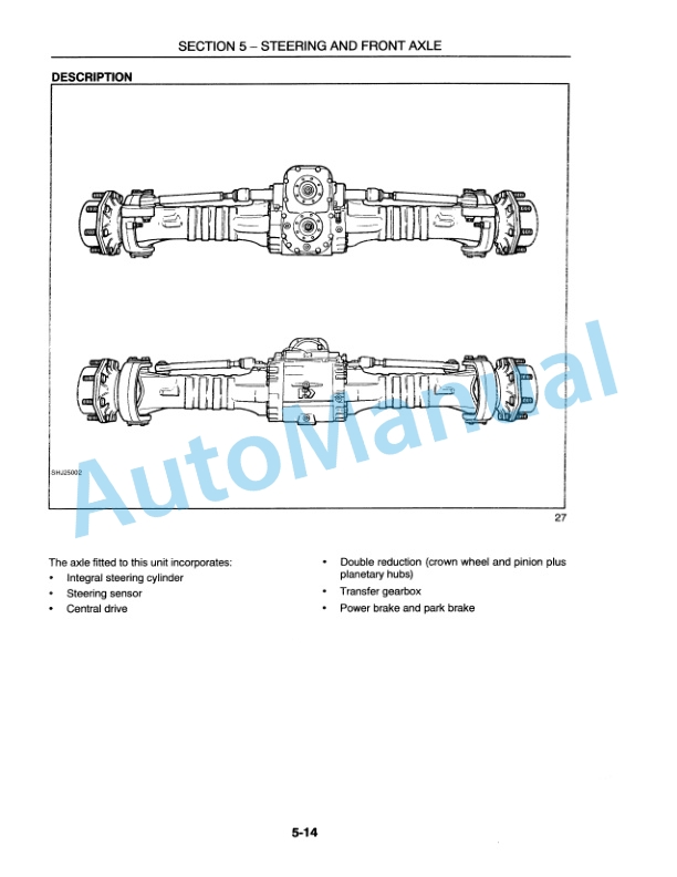 New Holland LM430, LM640 Repair Manual 86584420-3