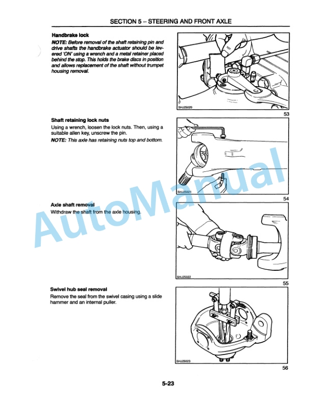 New Holland LM430, LM640 Repair Manual 86584420-4