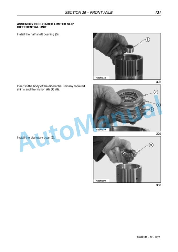 New Holland LM5020 Telehandler Service Manual 84559130-3