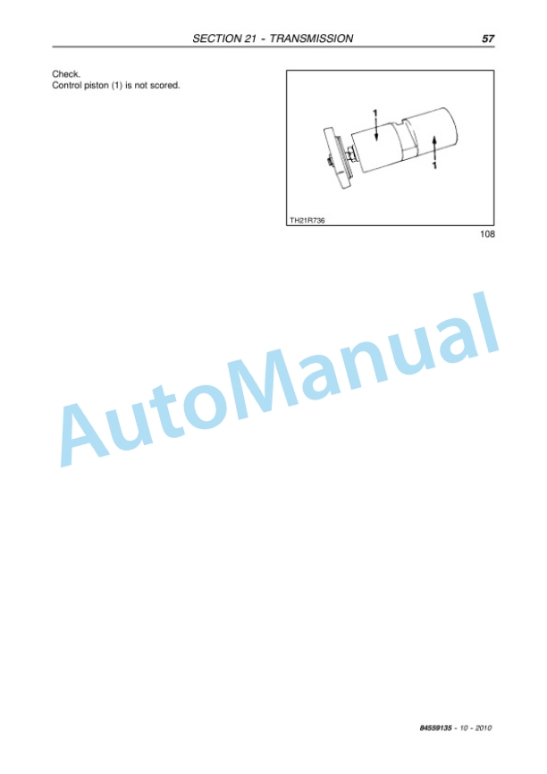 New Holland LM5030 Telehandler Service Manual 84559135-2