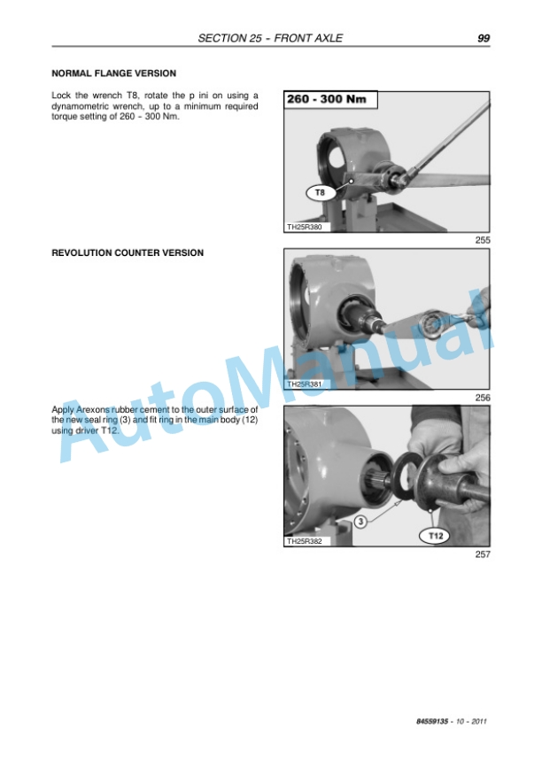 New Holland LM5030 Telehandler Service Manual 84559135-4