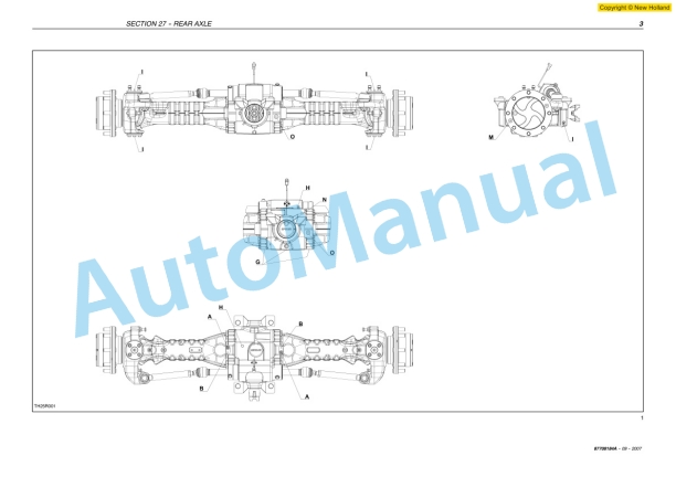 New Holland LM740 Telehandler Workshop Manual 87708184A-4