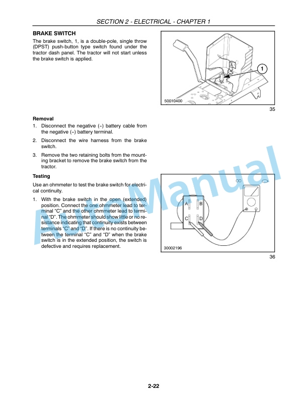 New Holland LS Series Yard Tractor Repair Manual 87014217-2