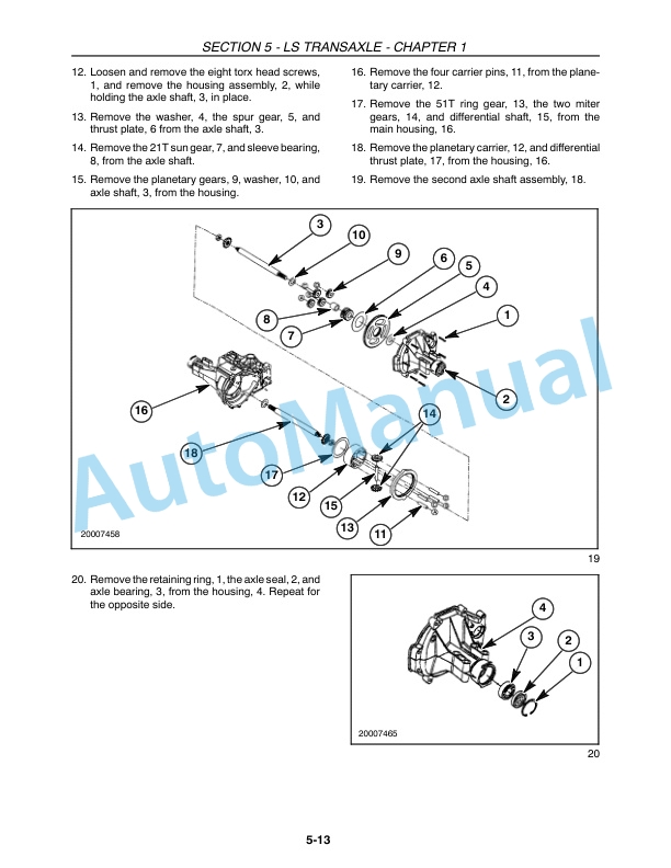 New Holland LS Series Yard Tractor Repair Manual 87014217-5