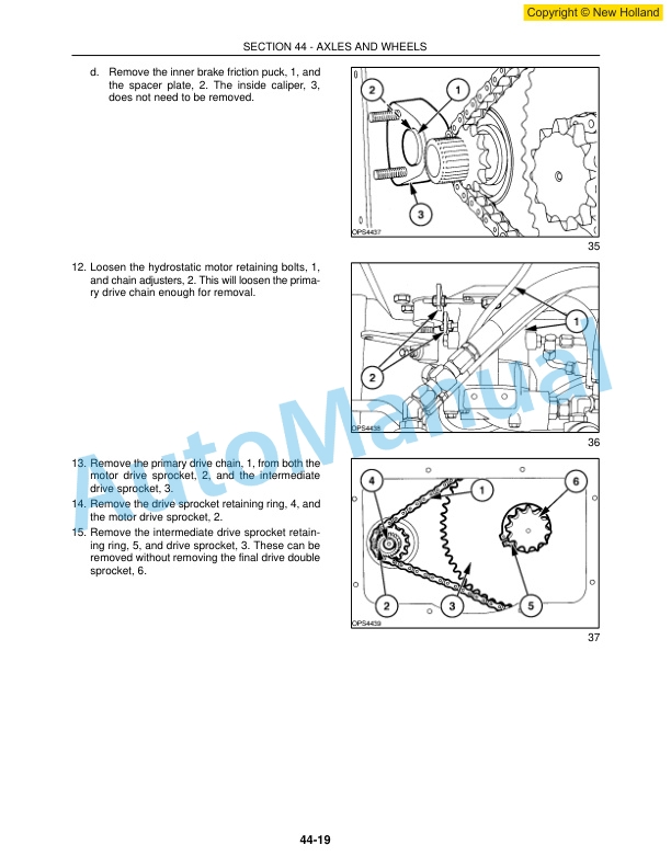 New Holland LS140, LS150 Skid Steer Workshop Manual 60413602-4