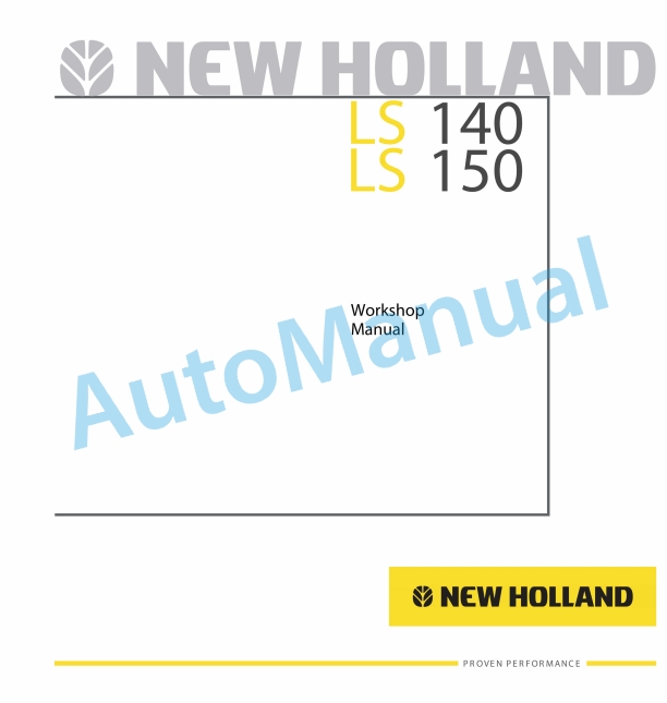 New Holland LS140, LS150 Workshop Manual 6045607101