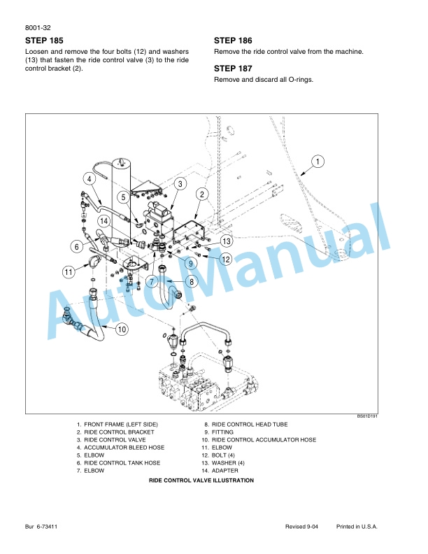 New Holland LW130.B Wheel Loader Service Manual 6-73002-5