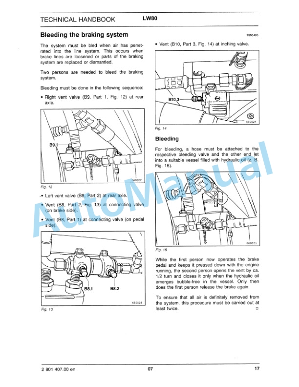 New Holland LW80 Wheel Loader Service Manual 73179332-4