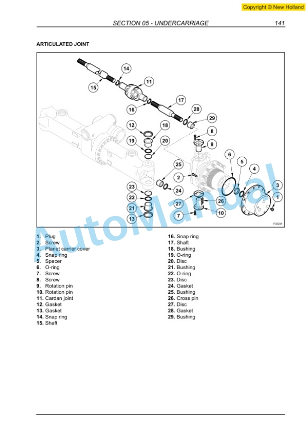 New Holland MH City, MH Plus, MH 5.6 Hydraulic Excavator Repair Manual 87677413A-3
