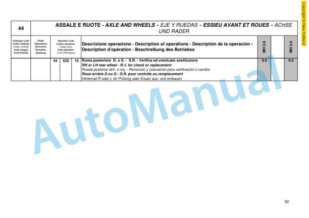 New Holland MH2.6, MH3.6 Excavator Service Manual 6040724650-5