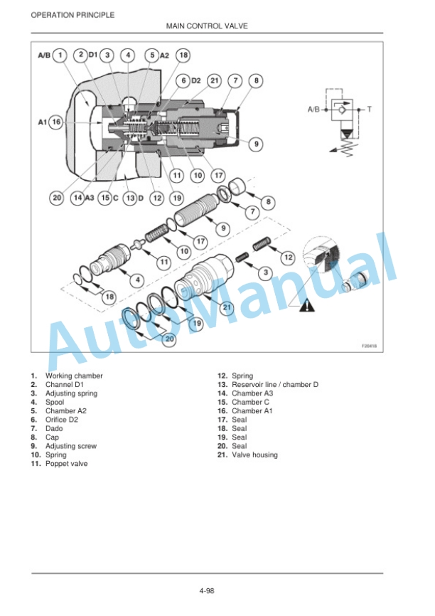 New Holland MH4.6, MHPlusC Excavator Workshop Manual 60413482-2