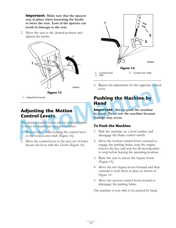 New Holland MZ14H, MZ16H For Riding Mower Operation and Maintenance Manual 87369084-3