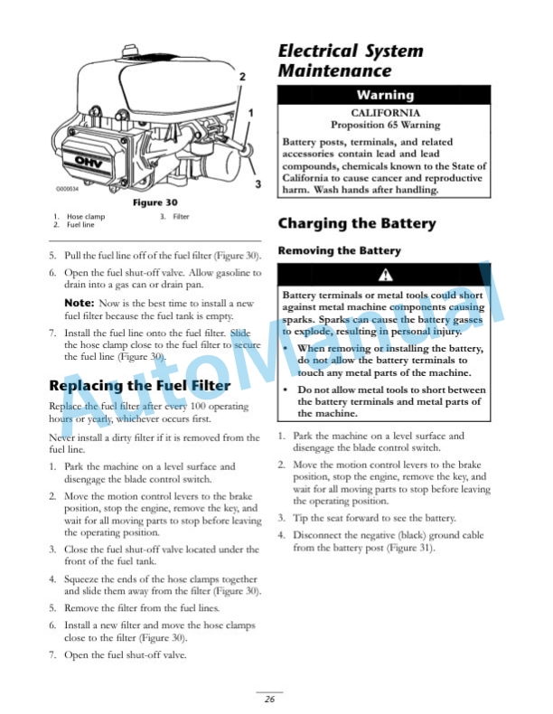 New Holland MZ14H, MZ16H For Riding Mower Operation and Maintenance Manual 87369084-4