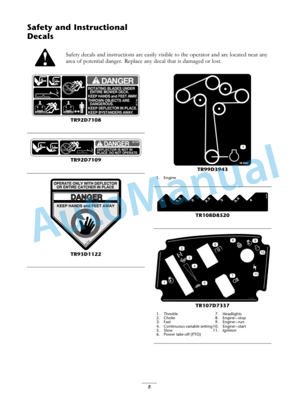 New Holland MZ18H Operation and Maintenance Manual 87369086-2
