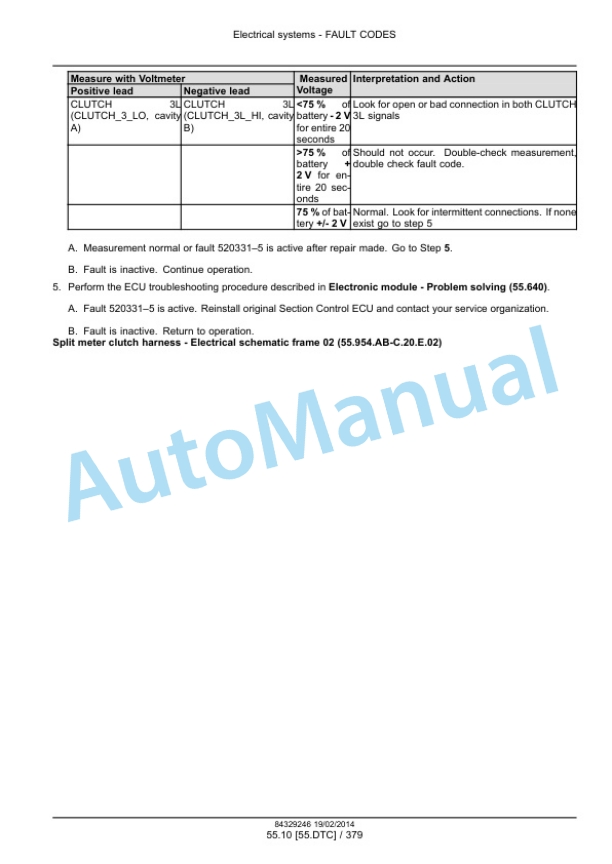 New Holland P1030, P1040, P1050, P1060 Air Cart Service Manual 84329246-5