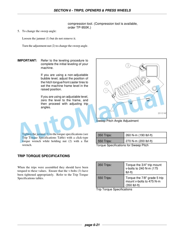 New Holland P2050 Air Drill Service Manual 87478747-5