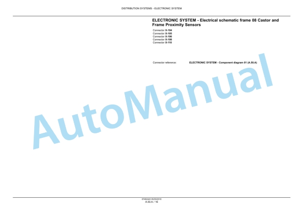 New Holland P2070 Precision Air Hoe Drill Service Manual 87492450-2