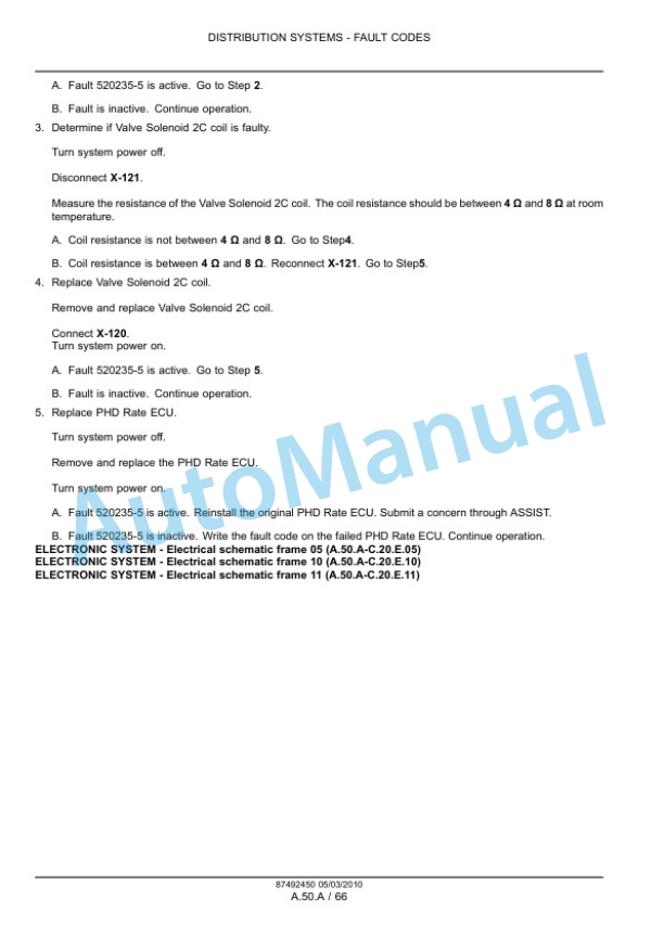 New Holland P2070 Precision Air Hoe Drill Service Manual 87492450-3