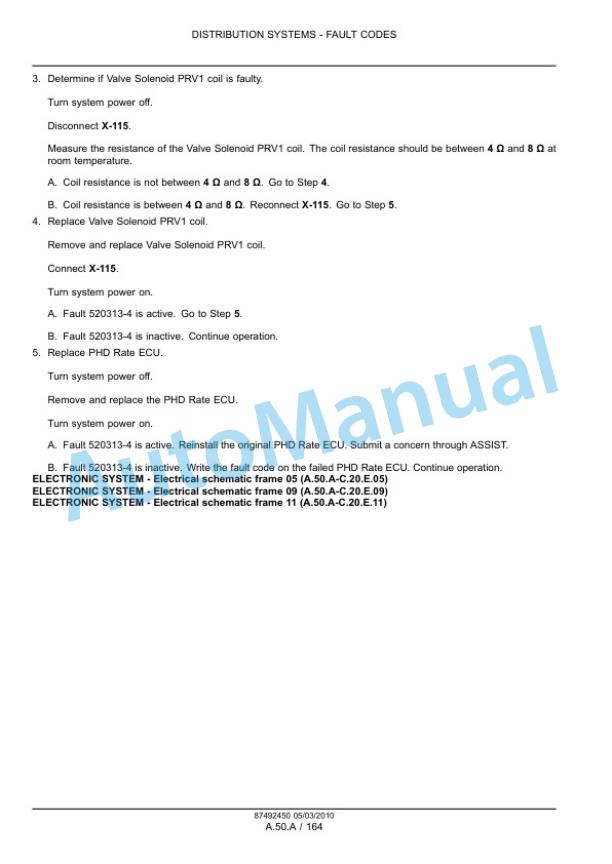 New Holland P2070 Precision Air Hoe Drill Service Manual 87492450-4
