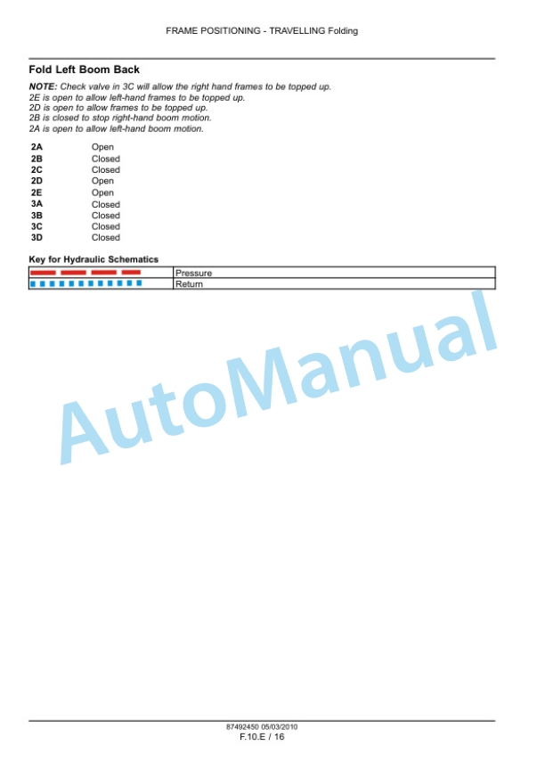 New Holland P2070 Precision Air Hoe Drill Service Manual 87492450-5