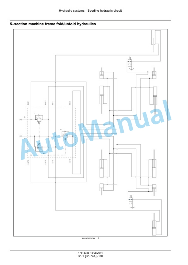 New Holland P2080, P2085 Disk Drill Service Manual 47648338-2