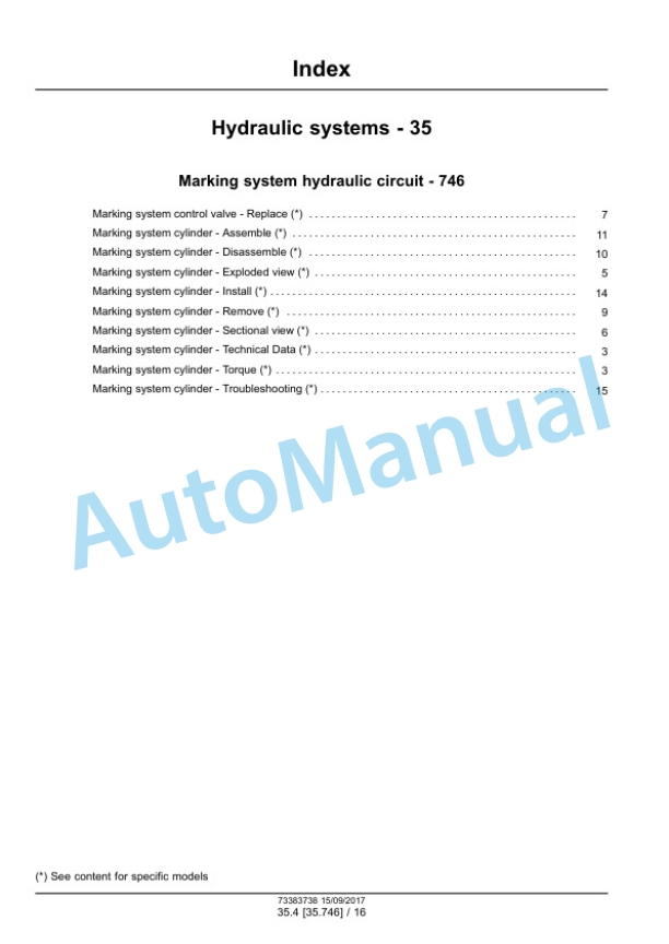 New Holland PL6011, PL6013, PL6015, PL6017, PL6019, PL6024, PL6028, PL6032, PL6036 Planter Service Manual 73383738-2