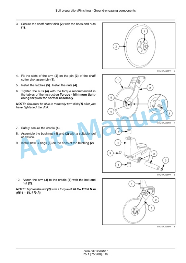 New Holland PL6011, PL6013, PL6015, PL6017, PL6019, PL6024, PL6028, PL6032, PL6036 Planter Service Manual 73383738-5
