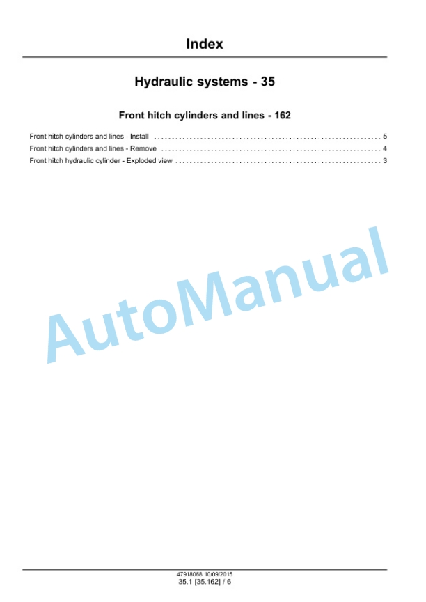 Alternative view of New Holland PS2045 Pneumatic-Seeder Service Manual 47918068