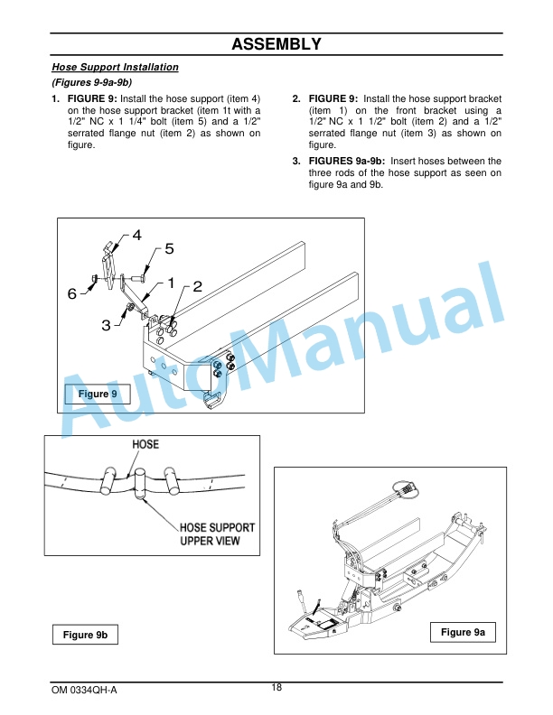 New Holland Quick Hitch - Subframe - Mid PTO Drive Kit Operation and Maintenance Manual 84561152-4