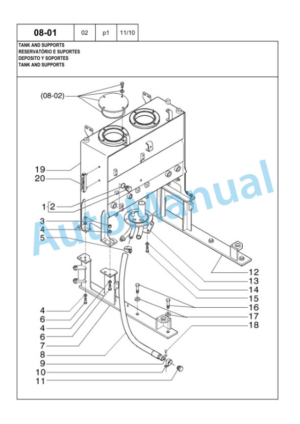 New Holland RG140.B, RG170.B, RG200.B, RG140, RG170, RG200B Tier III Motor Grader Parts Catalogue 84322001 BR-4