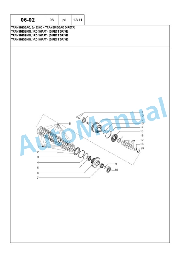 New Holland RG140.B, RG170.B, RG200.B, RG140, RG170, RG200B Tier III Motor Grader Service Parts Catalogue 84517222-3