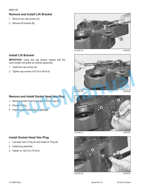 New Holland RG140.B, RG170.B, RG200.B, RG140.BVHP, RG170.BVHP, RG200.BVHP, RG170.BAWD, RG200.BAWD Grader Service Manual 71114389-3