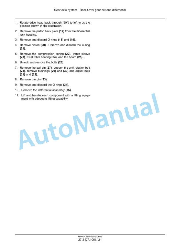 Alternative view of New Holland RG140.B VHP, RG170.B VHP, RG200.B VHP Motor Grader Service Manual 48050423D