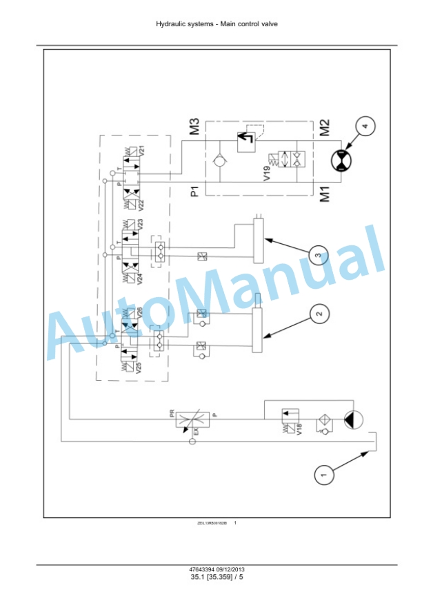 New Holland Roll Baler 125, Roll Baler 125 Combi Round Baler Service Manual 47643394-2