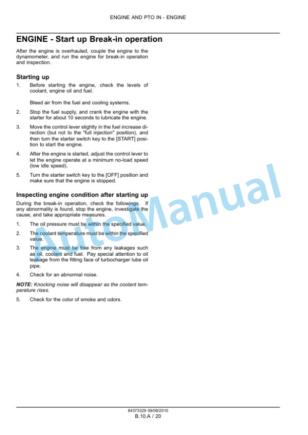 New Holland S4L2, S4L Engine Service Manual 84373329-2
