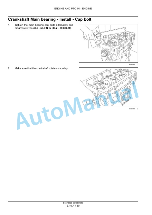 New Holland S4L2, S4L Engine Service Manual 84373329-3