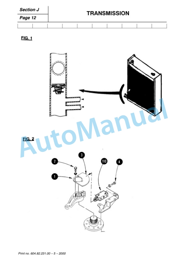 New Holland SB36, SB56, SB58, SB60, SB62, SB64 Grape Harvester Service Manual 6048223100-3