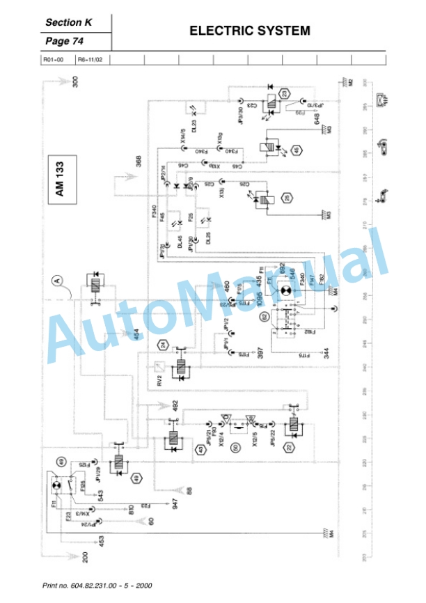 New Holland SB36, SB56, SB58, SB60, SB62, SB64 Grape Harvester Service Manual 6048223100-4