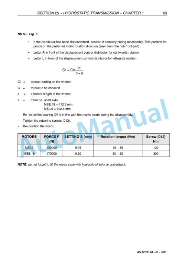 Alternative view of New Holland SB65 Braud Repair Manual 6048228100