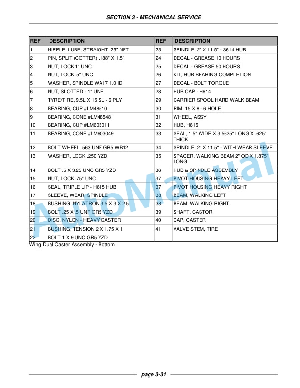 New Holland SD440A Air Drill Repair Manual 87545777-3