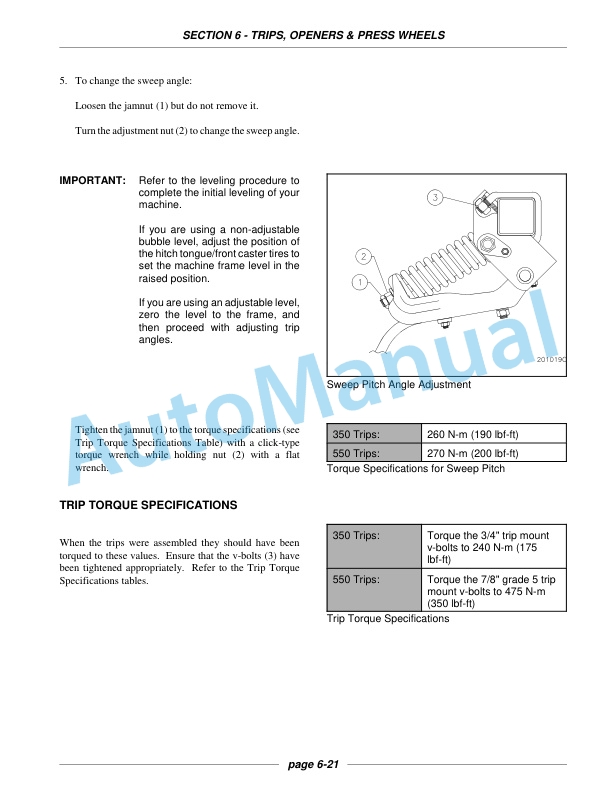 New Holland SD440A Air Drill Repair Manual 87545777-5