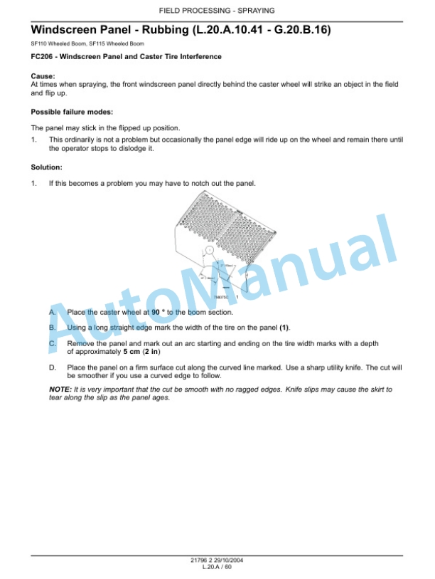 New Holland SF110, SF115 Repair Manual 87045631-4