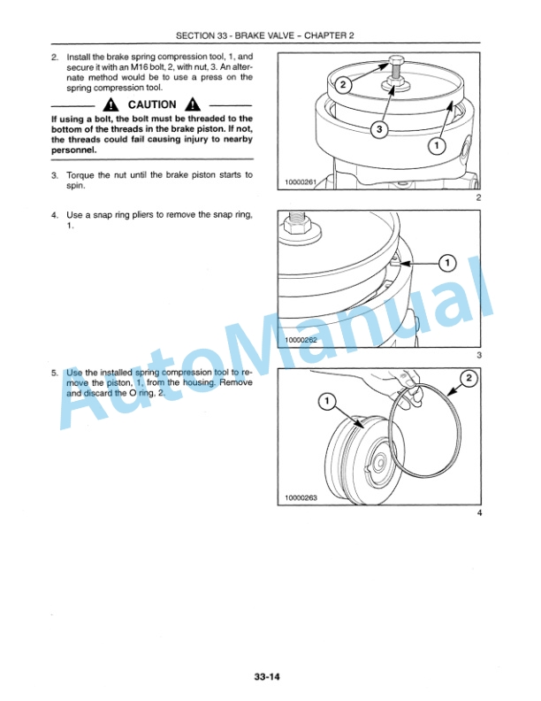 Alternative view of New Holland SF550 Repair Manual 86611363