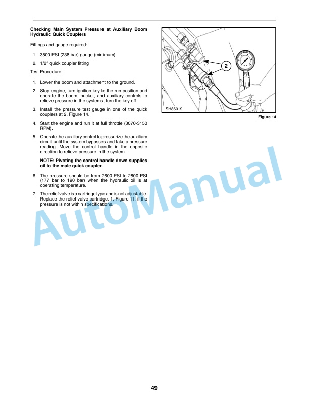 New Holland Skid Steer, Loader - Backhoe Servicing Specification 86604198-3