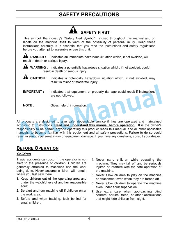 New Holland Snowblower Rear Package - 51, 63 Snowblower Head Operation and Maintenance Manual 87026635-2