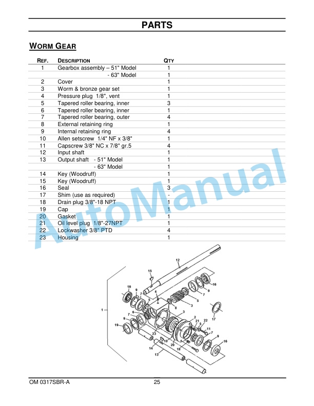 New Holland Snowblower Rear Package - 51, 63 Snowblower Head Operation and Maintenance Manual 87026635-5