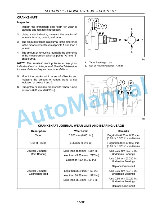 New Holland T1010, T1030, T1110 Tractor Repair Manual 87739174-3